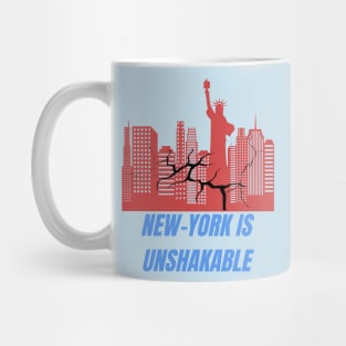 Unshakable NY - earthquake solidarity. Mug